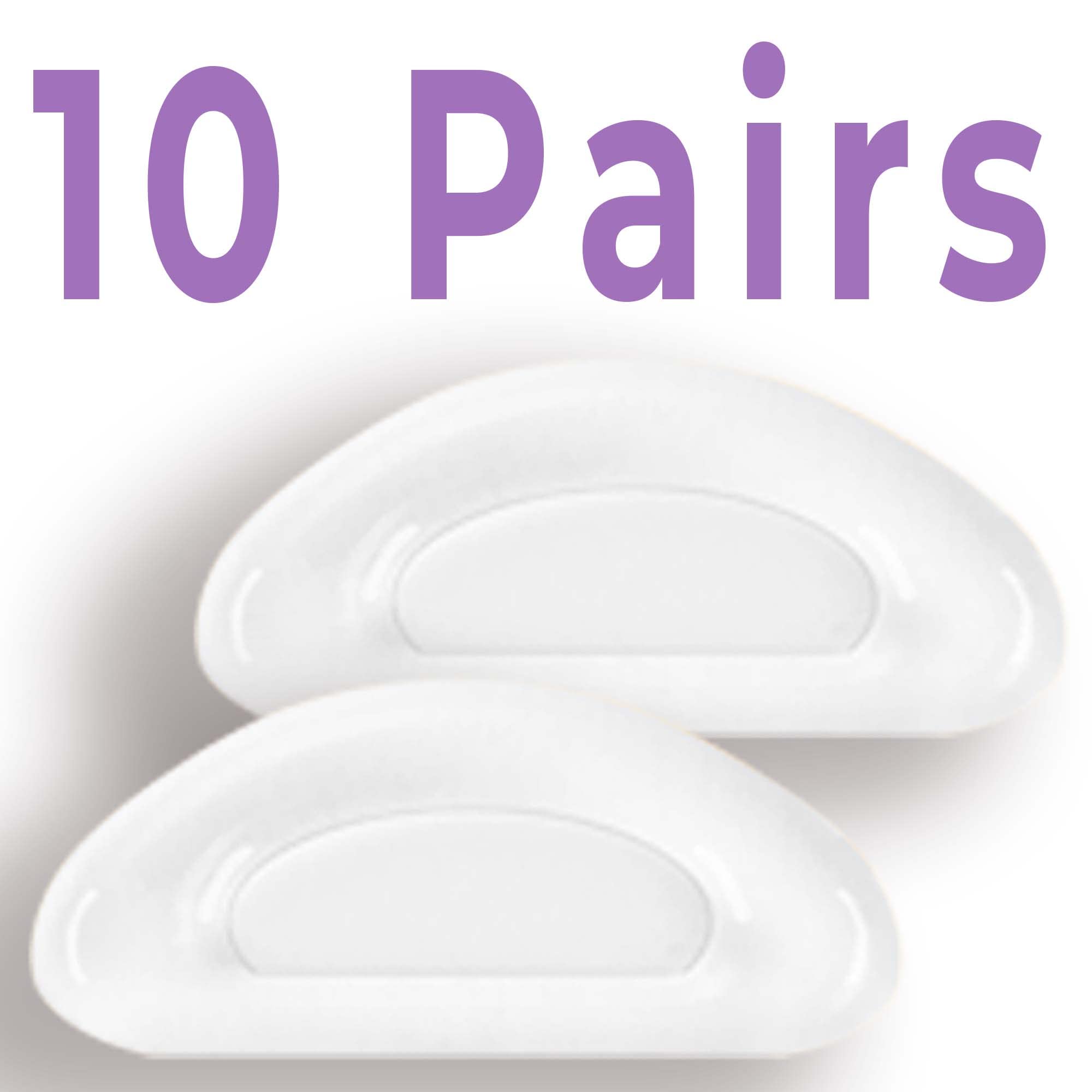 Clear adhesive nose pads suitable for plastic frames