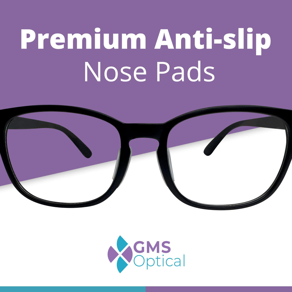 Adhesive-backed anti-slip nose pad for eyewear