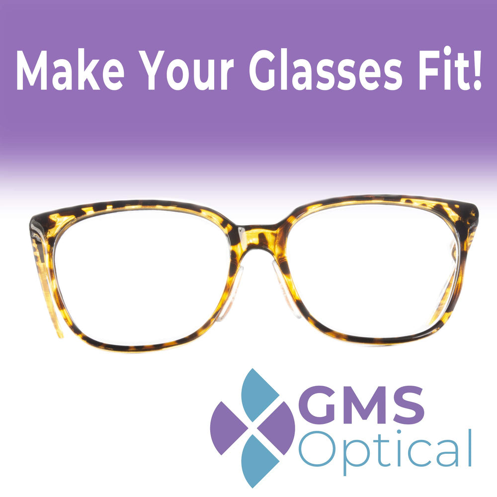 Five pairs per package of clear GMS Optical nose pads