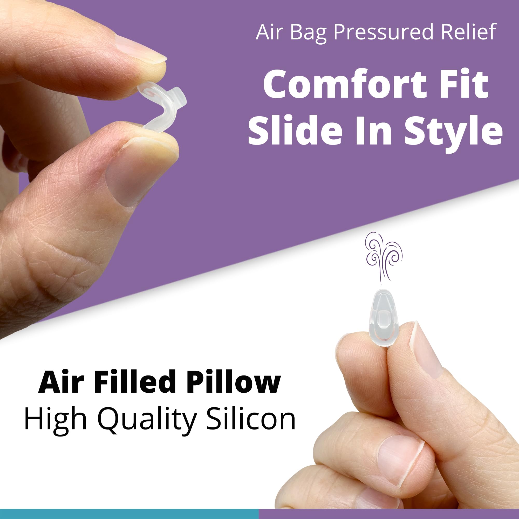 Package of five pairs of GMS Optical nose pads