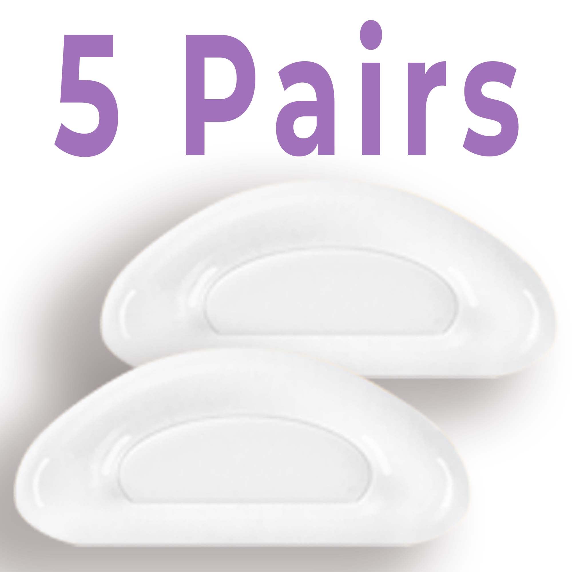 Soft silicone nose pad for comfortable wear on eyeglasses