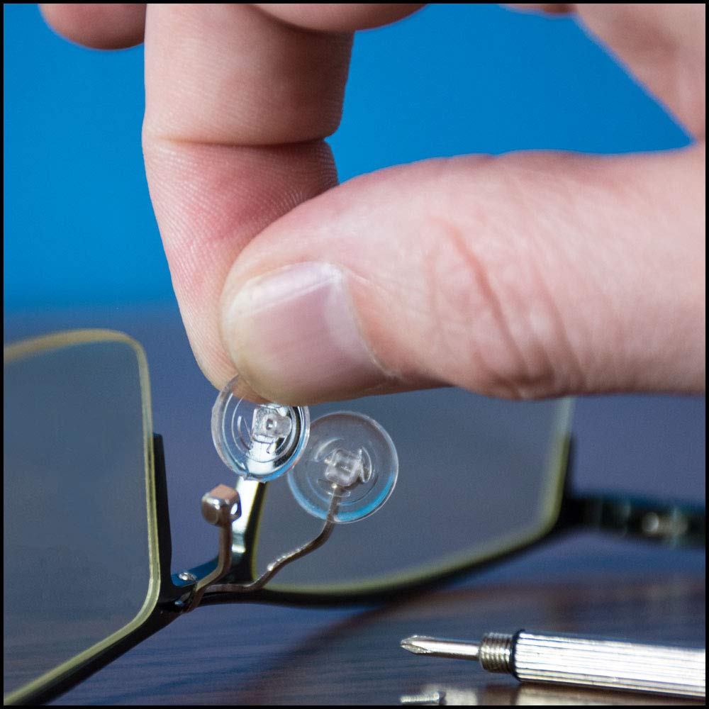 Replacement silicone nose pads for sunglasses and glasses - 9mm
