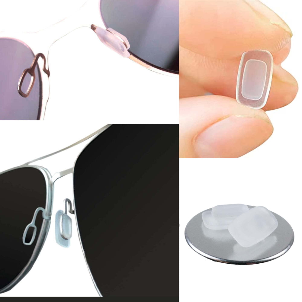 Comfortable silicone nose pads reducing irritation on the nose