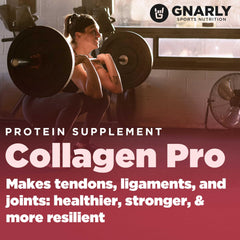 Nutrition facts panel of Gnarly Collagen Pro