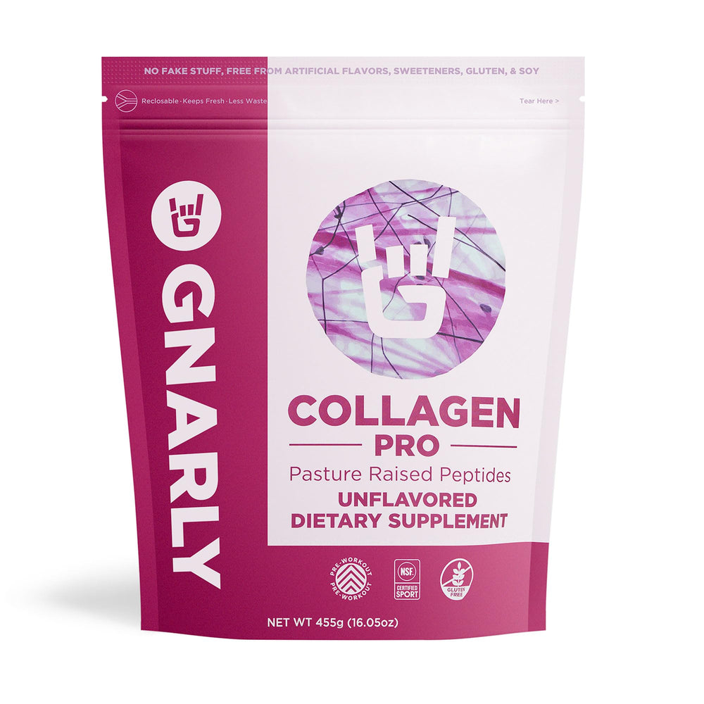 Gnarly Collagen Pro bottle with label