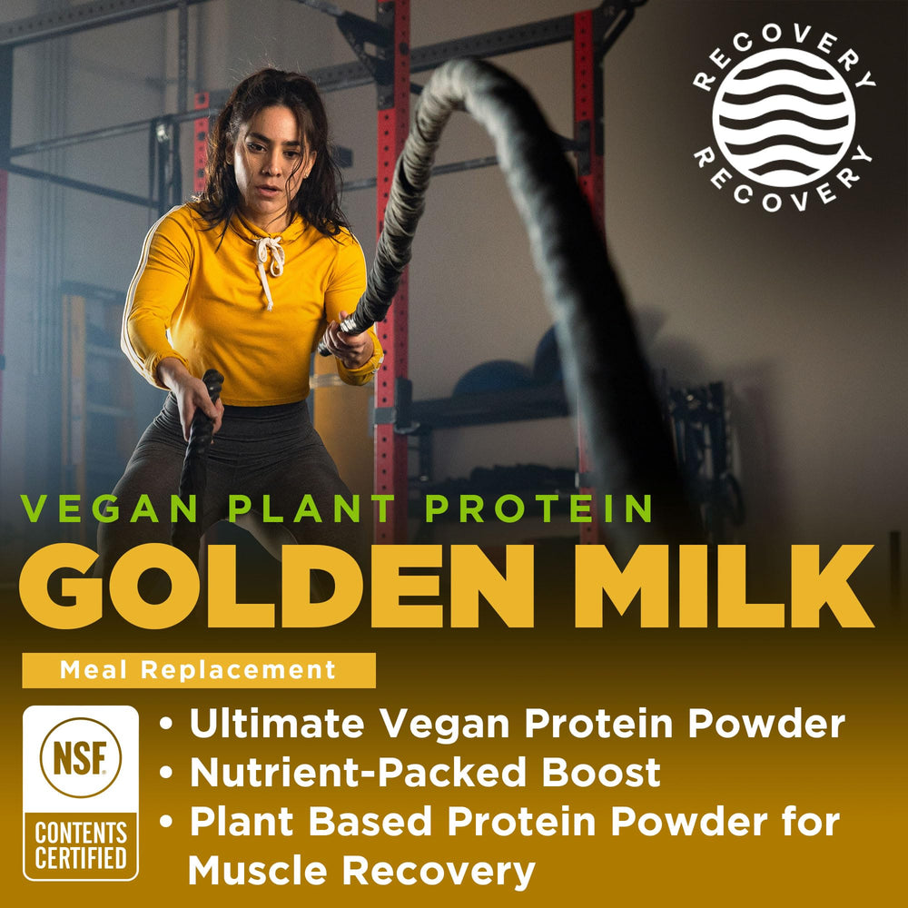 Back of Gnarly Golden Milk packaging showing product details