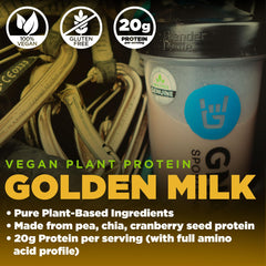 10-pack of Gnarly Golden Milk protein stick packets