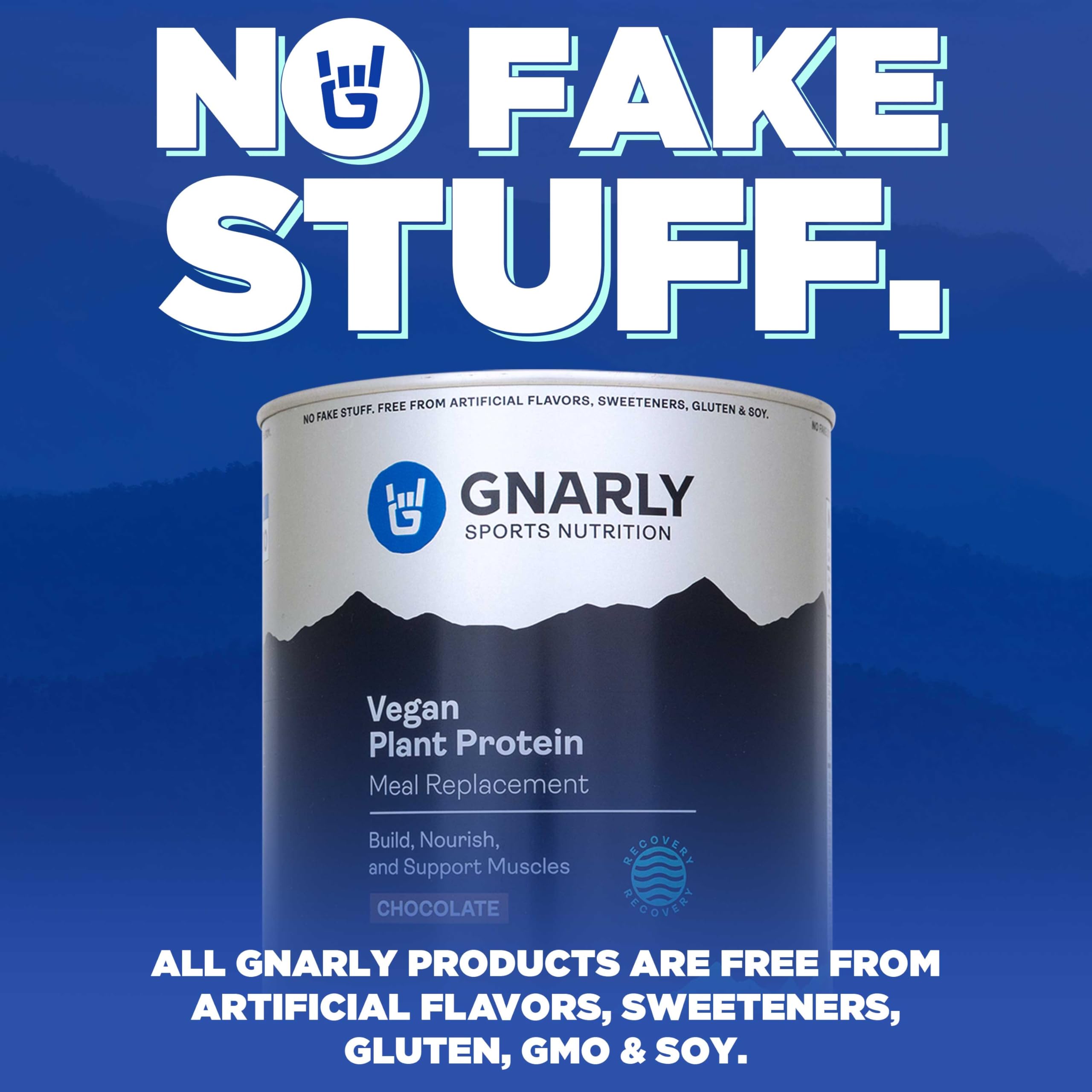 Unboxing Gnarly Nutrition Vegan Plant Protein chocolate tub