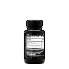 Close-up of bottle with Teacrine, Bacopa, Caffeine, and NeuroFactor ingredients