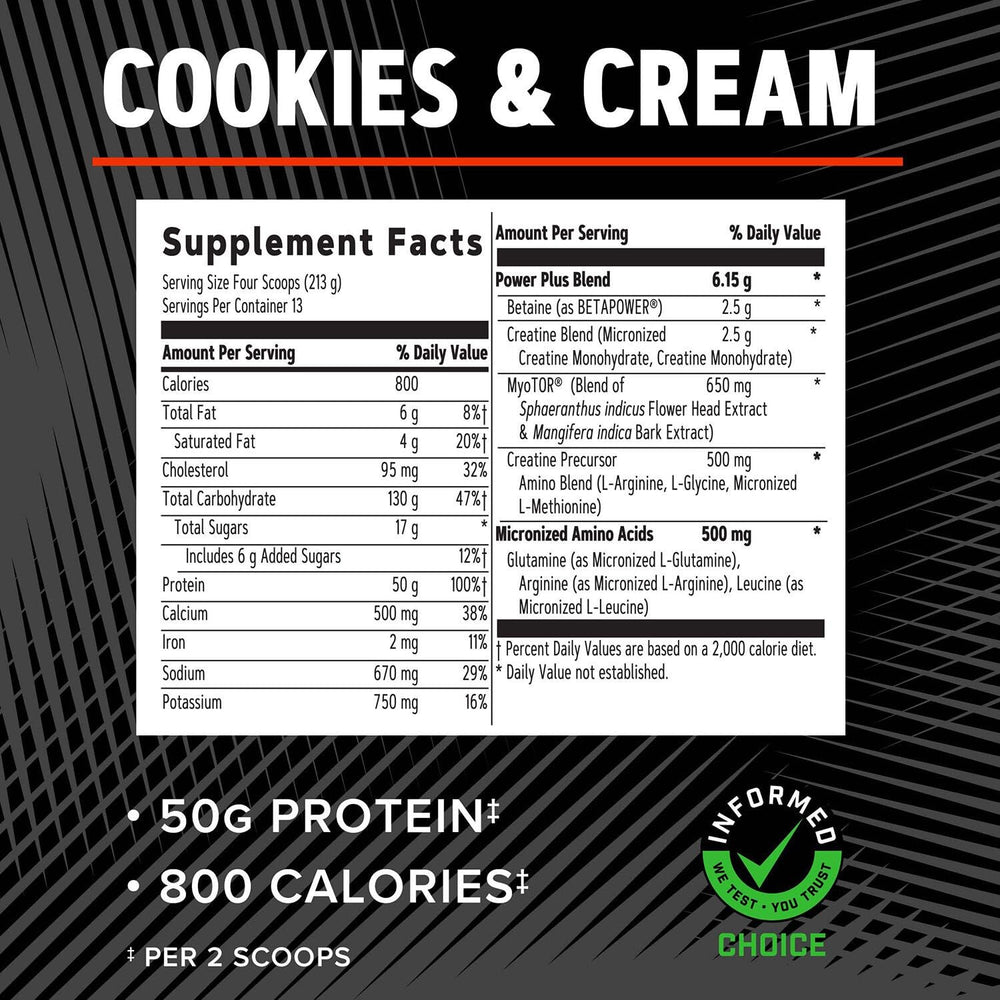 Serving scoop and prepared Mass XXX shake