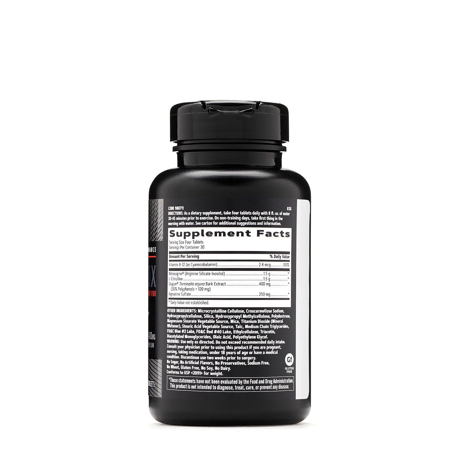 GNC AMP Ultra Nox bottle outline with NO-boost concept for endurance