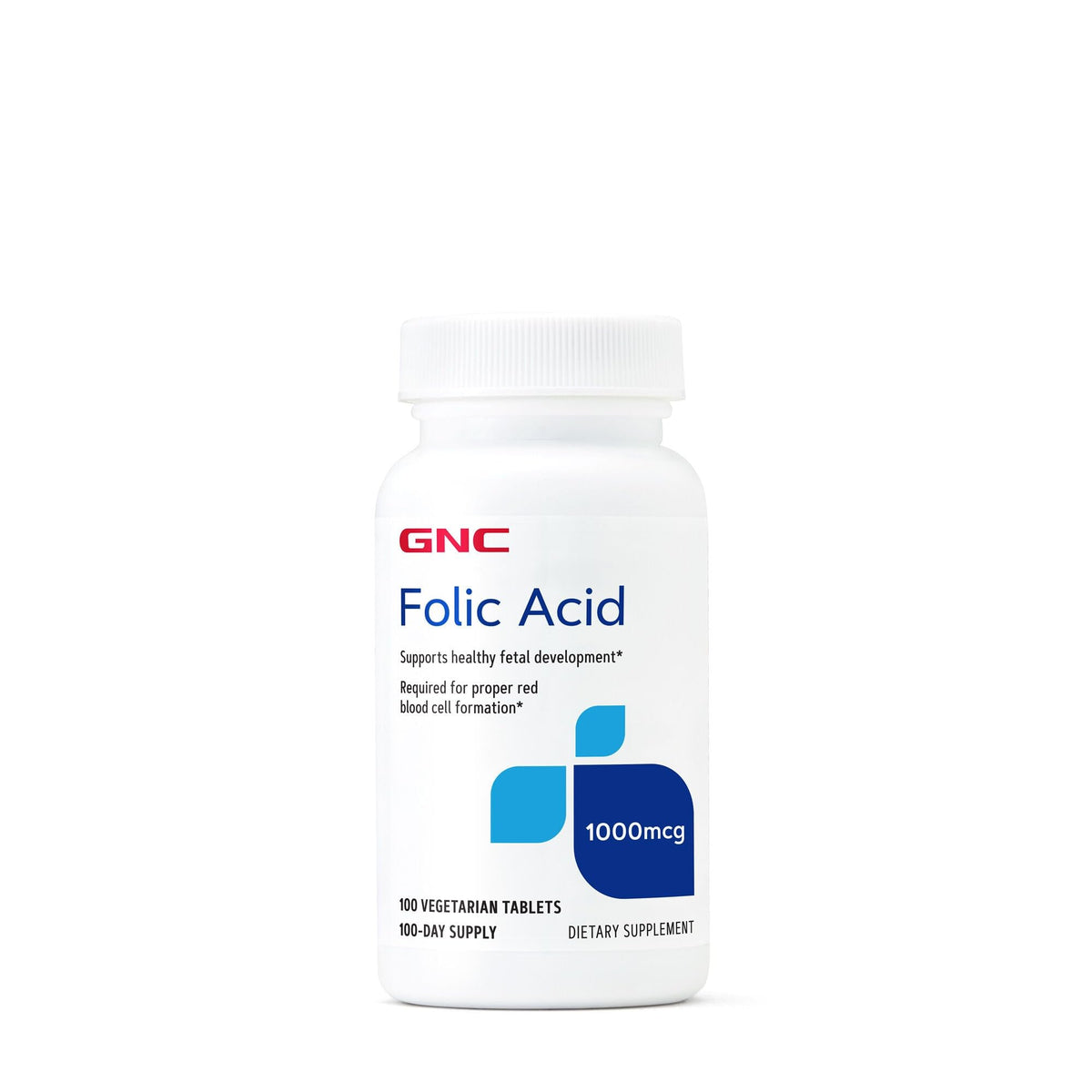GNC Folic Acid 1000mcg packaging
