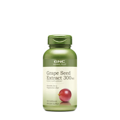 Bottle of GNC Herbal Plus Grape Seed Extract 300mg – Vegetarian, 100 servings