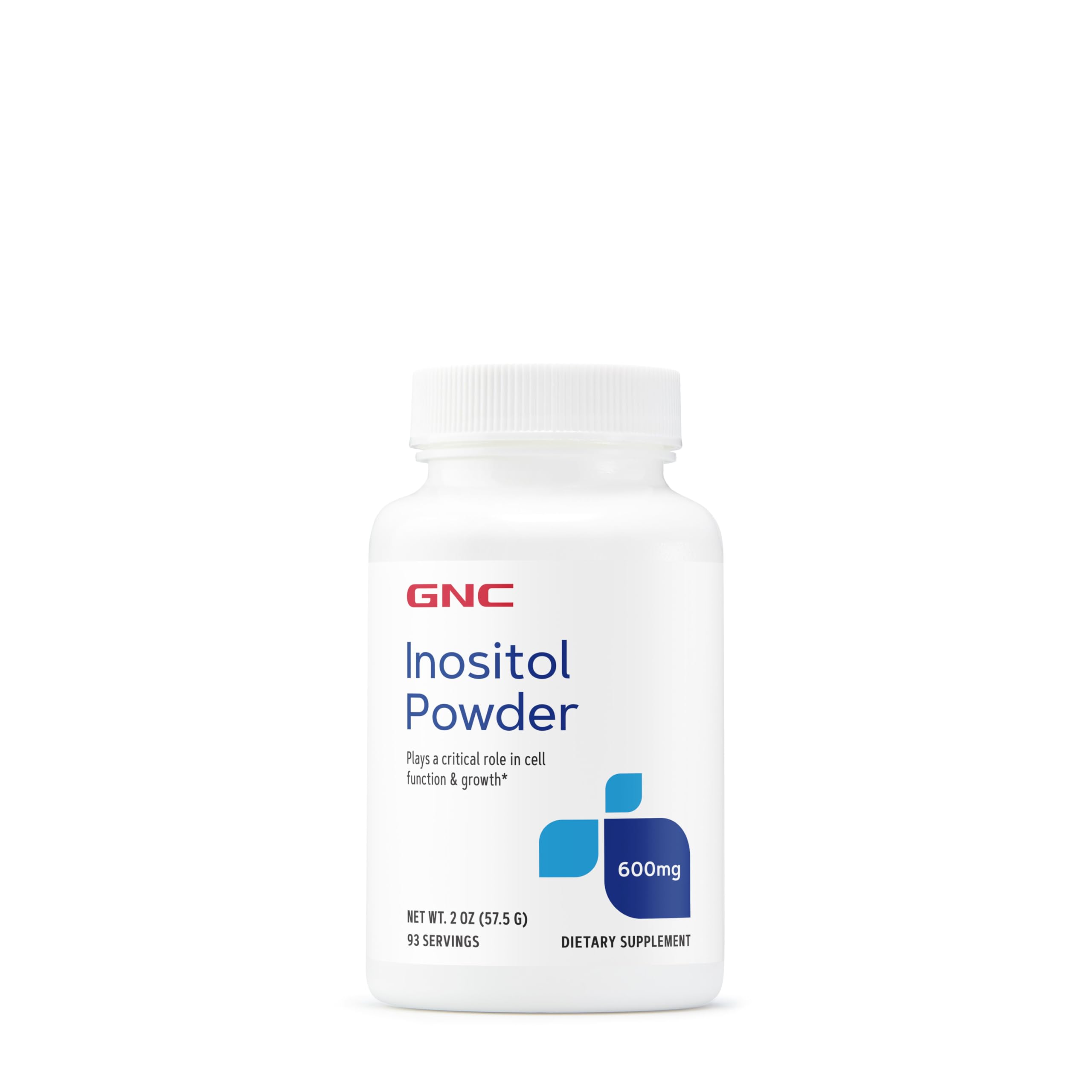 GNC Inositol Powder 600mg bottle with 93 servings