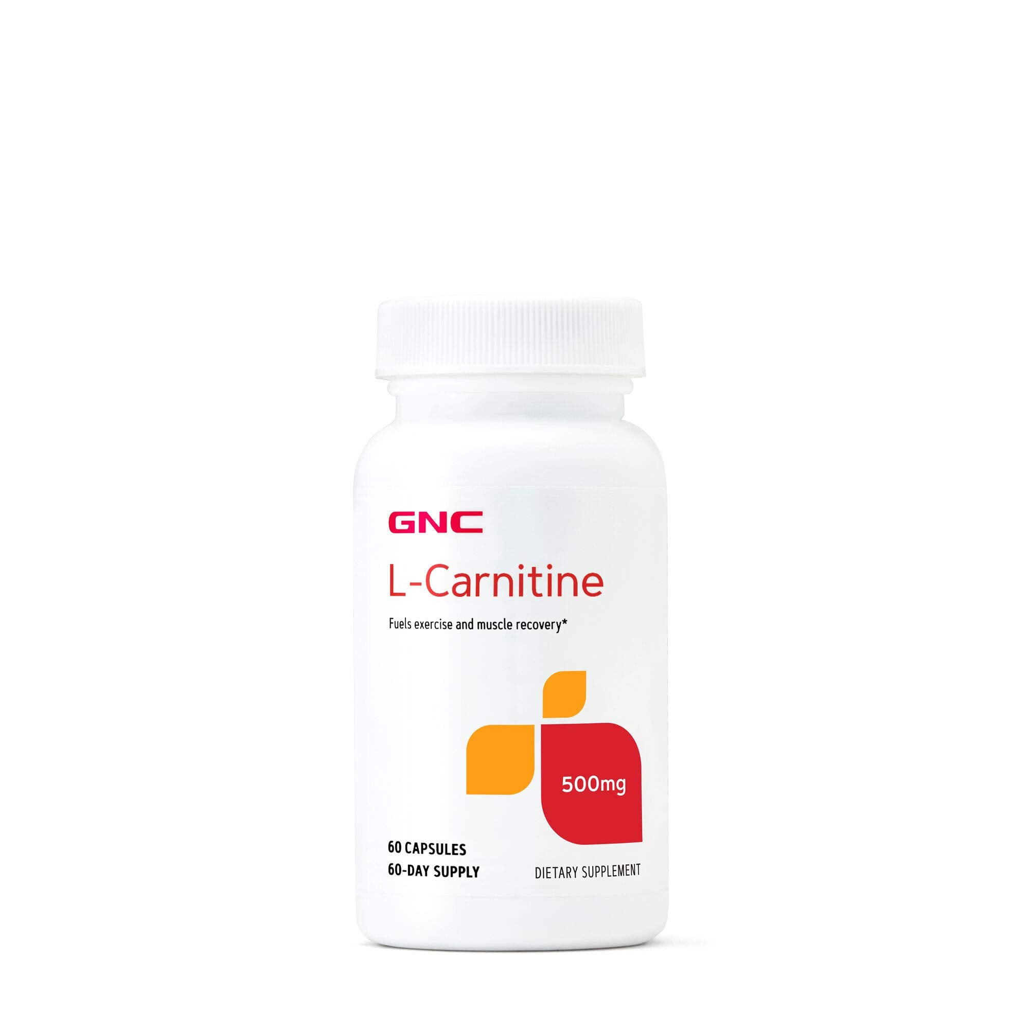 GNC L-Carnitine 500mg bottle with 60 capsules
