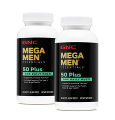 GNC Mega Men 50+ Plus Twin Pack bottle front view