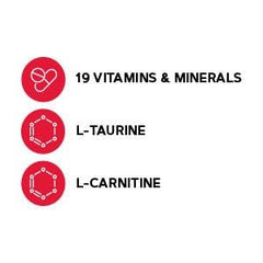 Graphic showing 39 nutrients contained in the multivitamin