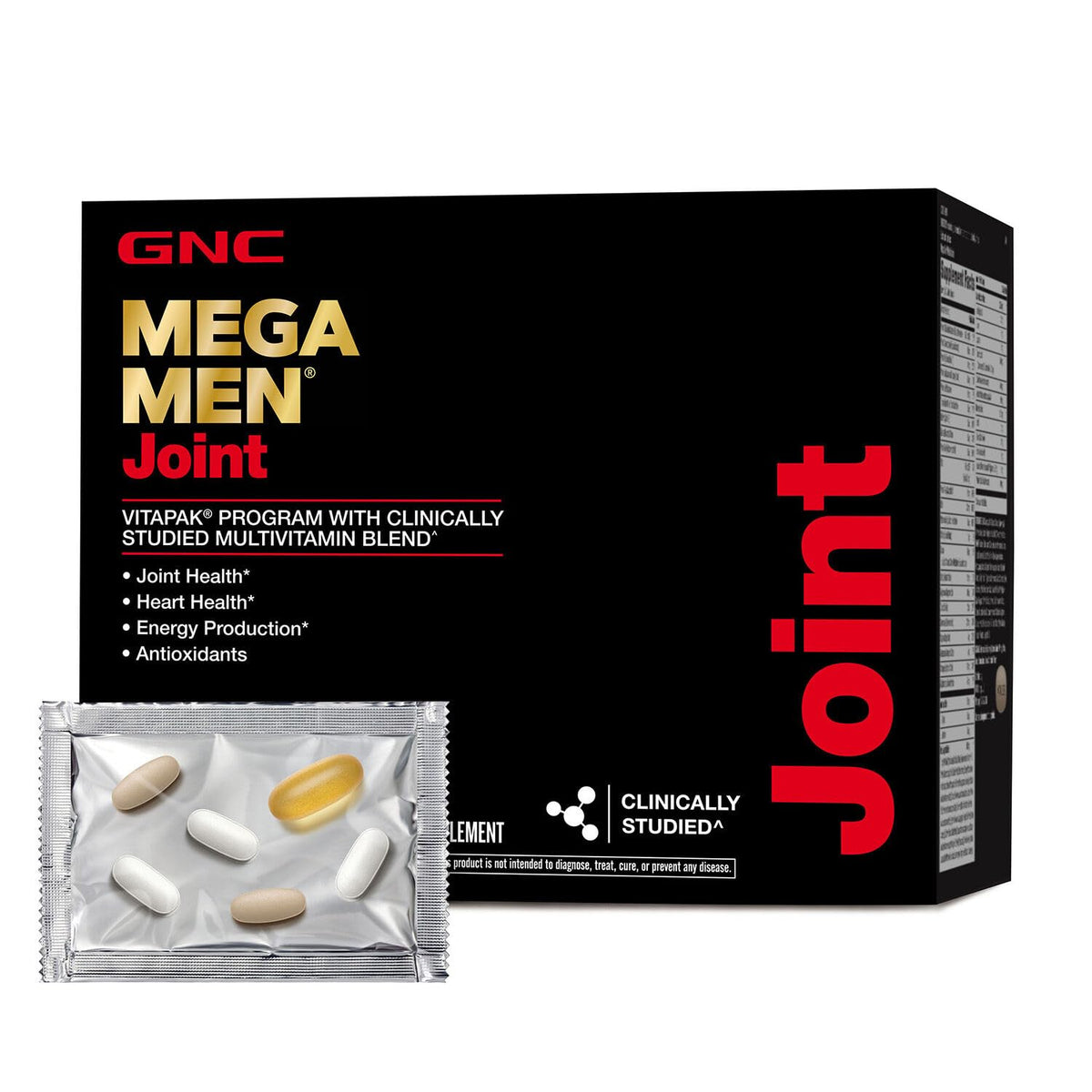 Packaging for GNC Mega Men Joint Vitapak Program