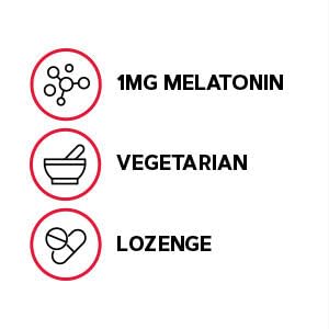 GNC Melatonin Cherry Lozenges packaging