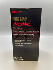Back of GNC Men's ArginMax bottle showing ingredients
