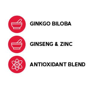 Label highlighting ingredients on ArginMax packaging