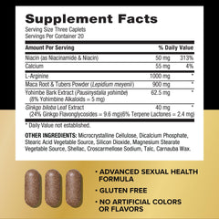 Close-up of supplement label showing ingredients
