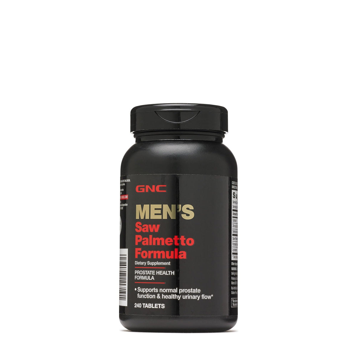 GNC Men's Saw Palmetto Formula bottle labeled 240 tablets - hero image