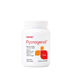 GNC Pycnogenol 50mg bottle with label