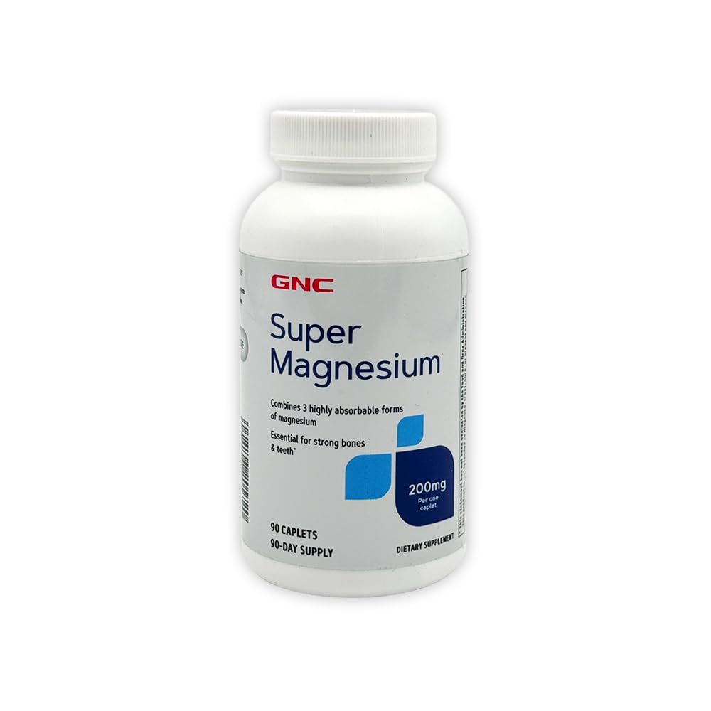 GNC Super Magnesium 400mg bottle front view