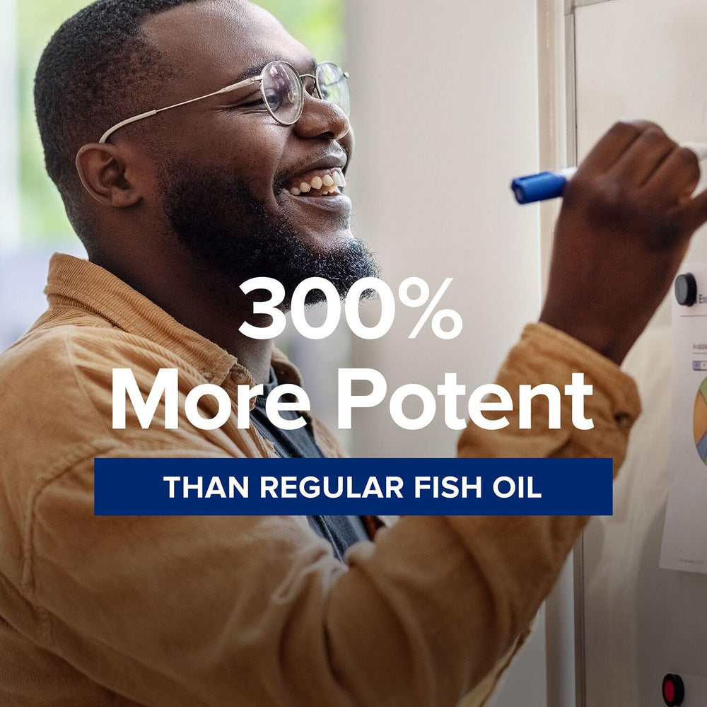 Supplement facts panel for GNC Triple Strength Fish Oil