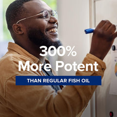 Supplement facts panel for GNC Triple Strength Fish Oil