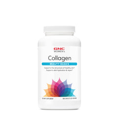 GNC Women's Collagen bottle with 180 caplets