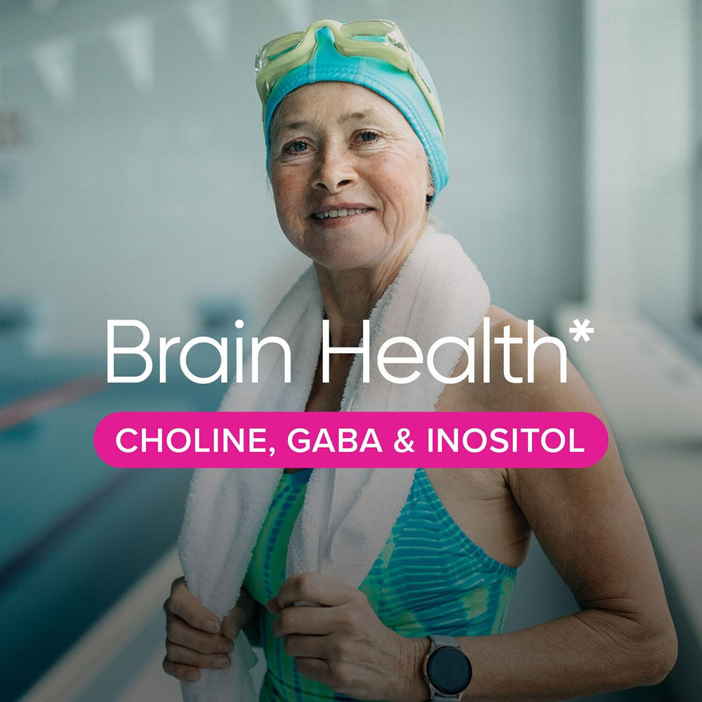 Graphic showing brain function support