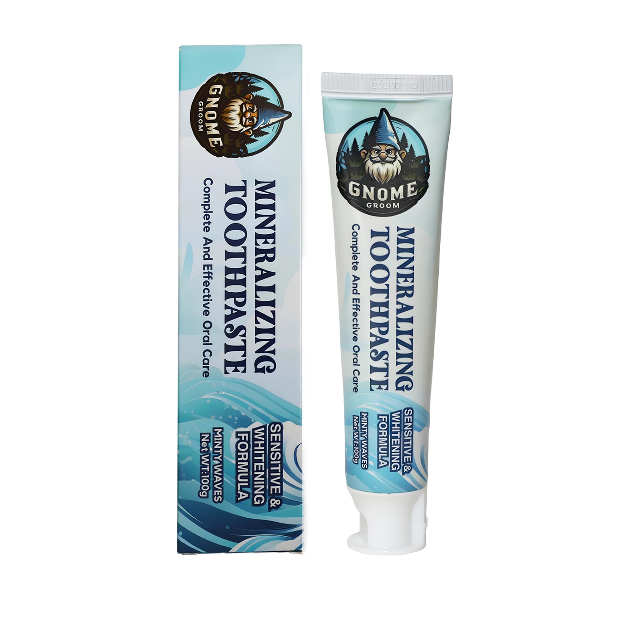 All-ages safe 100g toothpaste tube with mint flavor