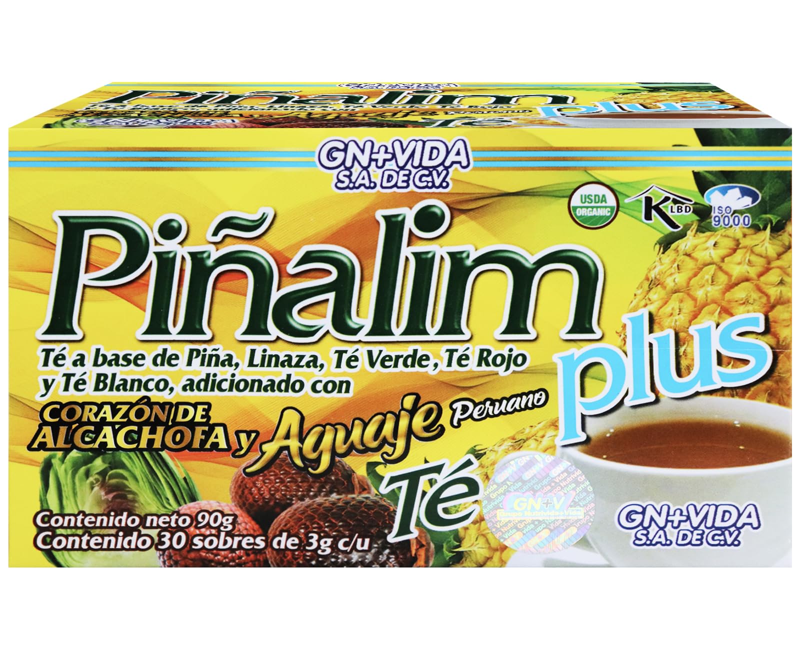 GN+Vida Pinalim Plus Artichoke Heart image, supports digestion and regularity.