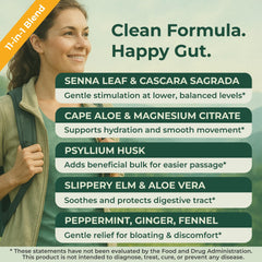 Blend of Senna Leaf, Cascara Sagrada, and Cape Aloe