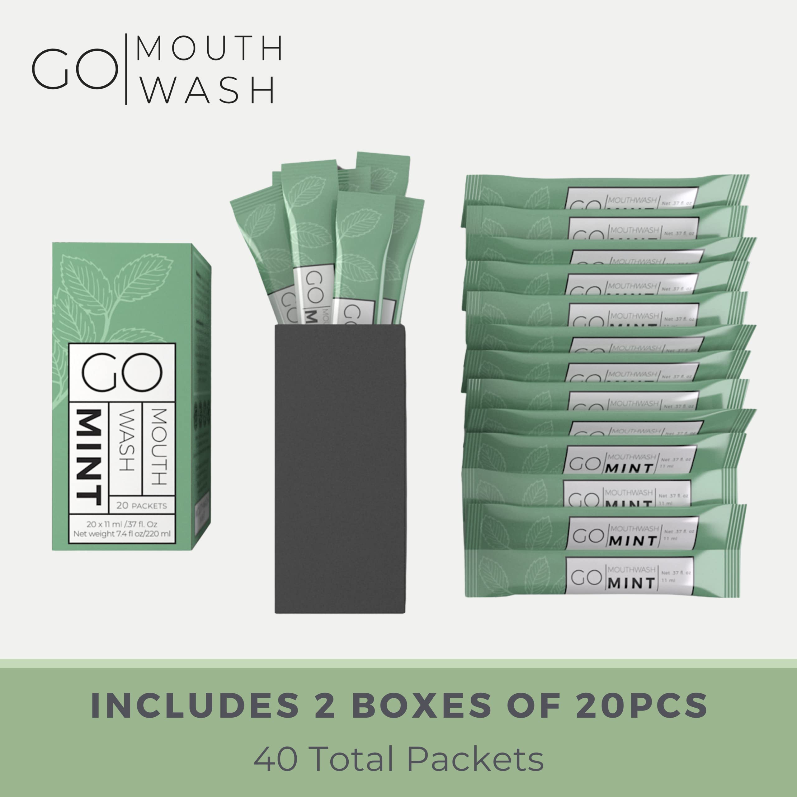 TSA-compliant travel mouthwash packets for on-the-go use