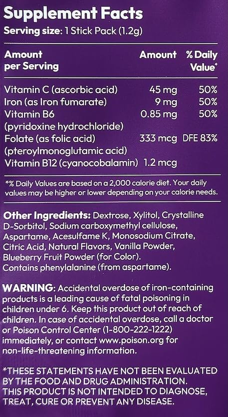 USA-made vegan iron supplement