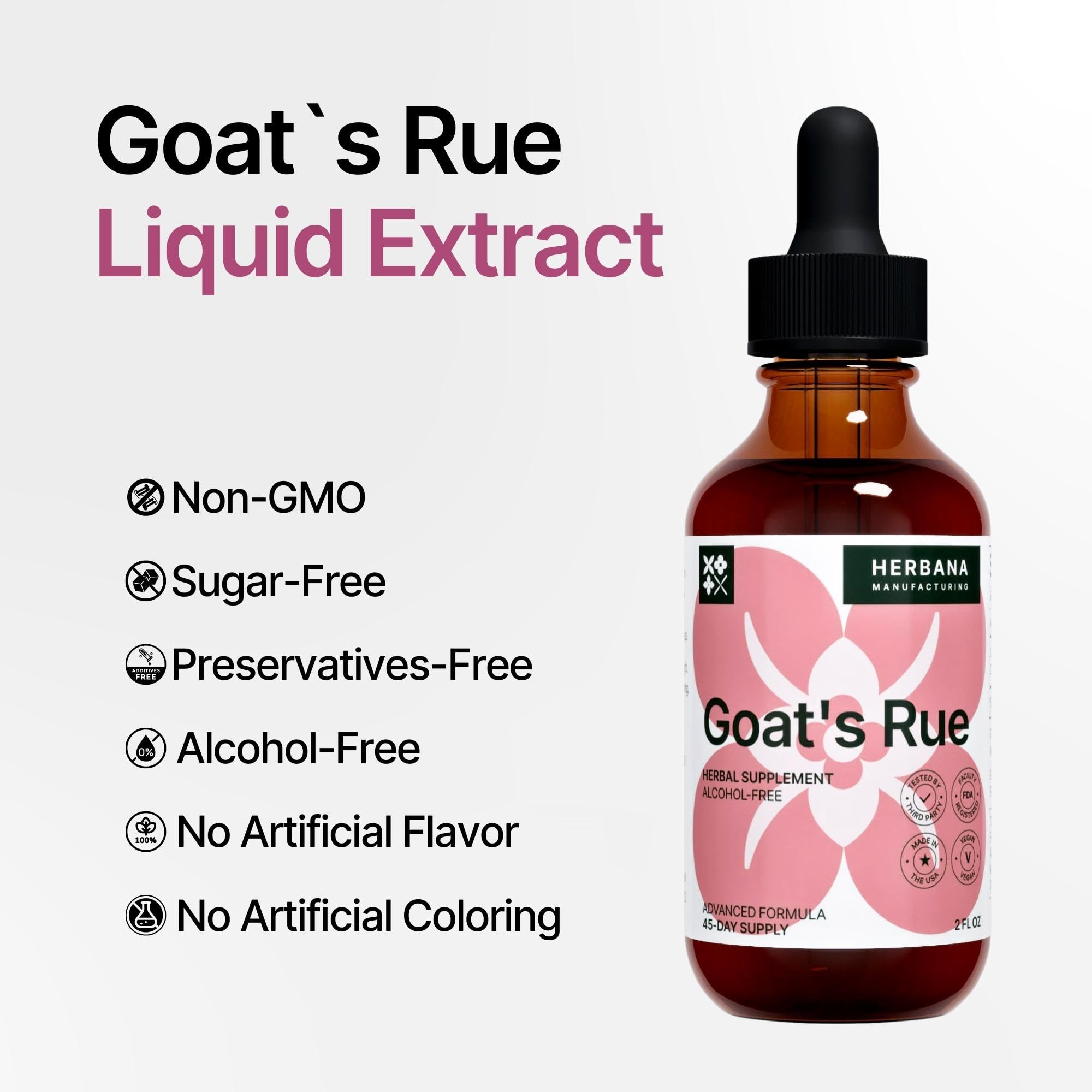 Goat's Rue Liquid Extract packaging