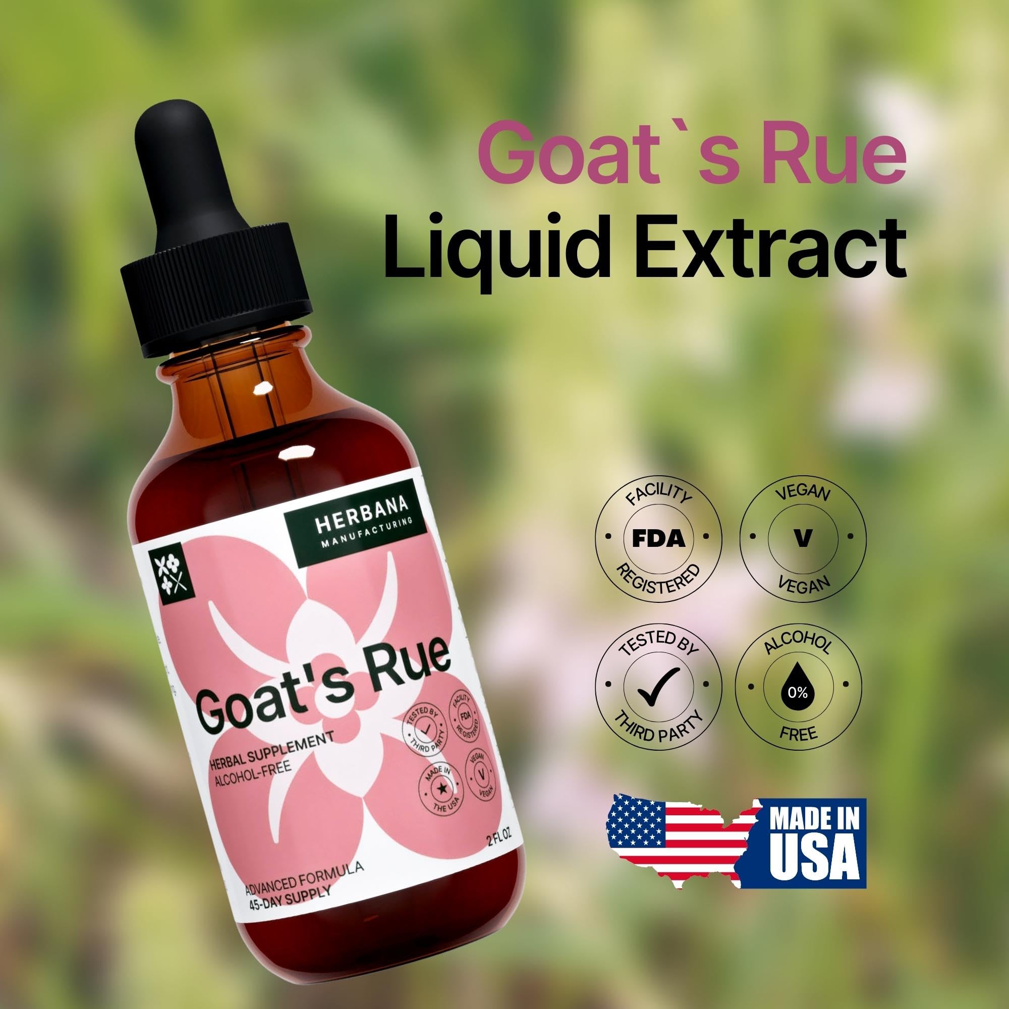 Goat's Rue Liquid Extract usage instructions