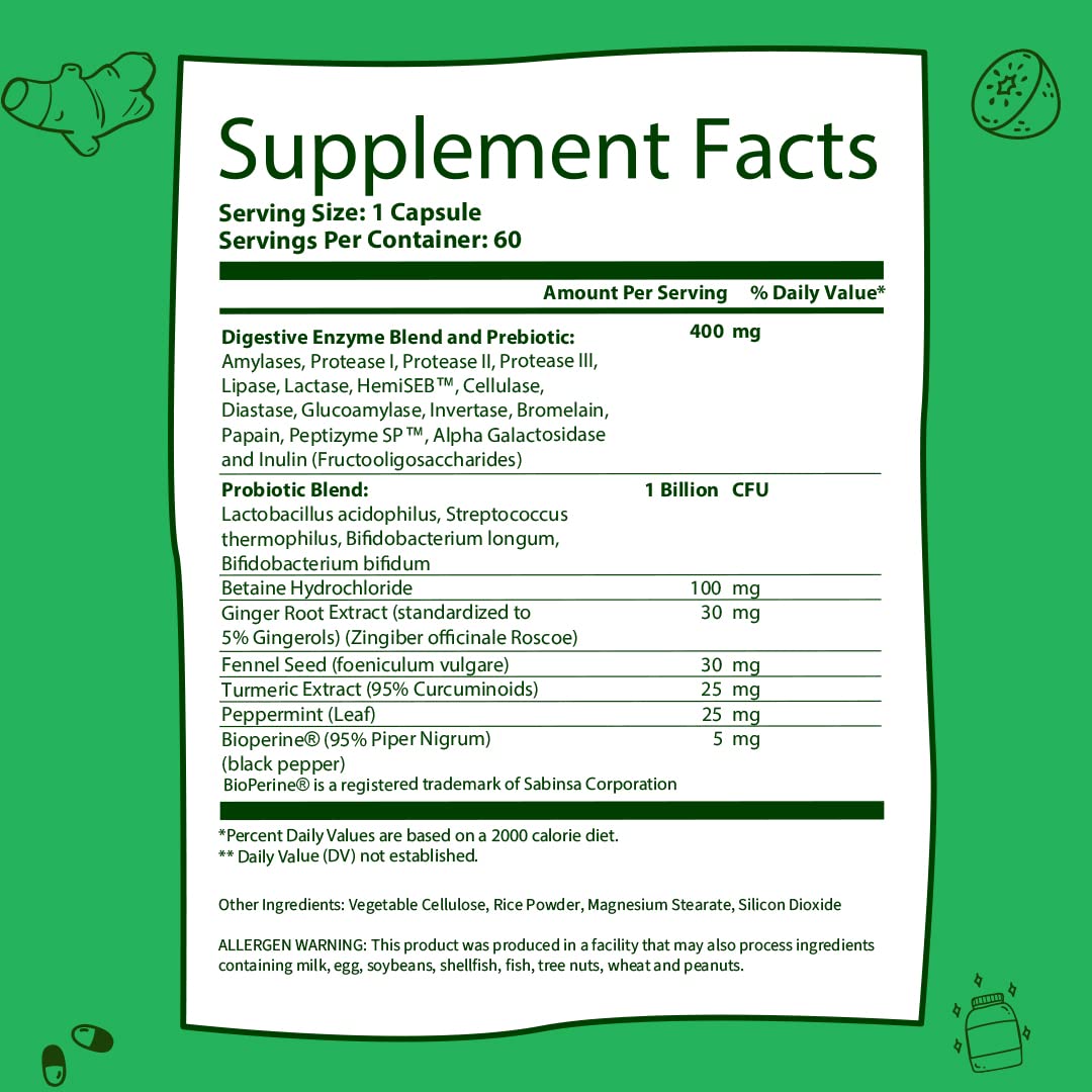 GoBiotix enzymes with prebiotics and probiotics ingredients