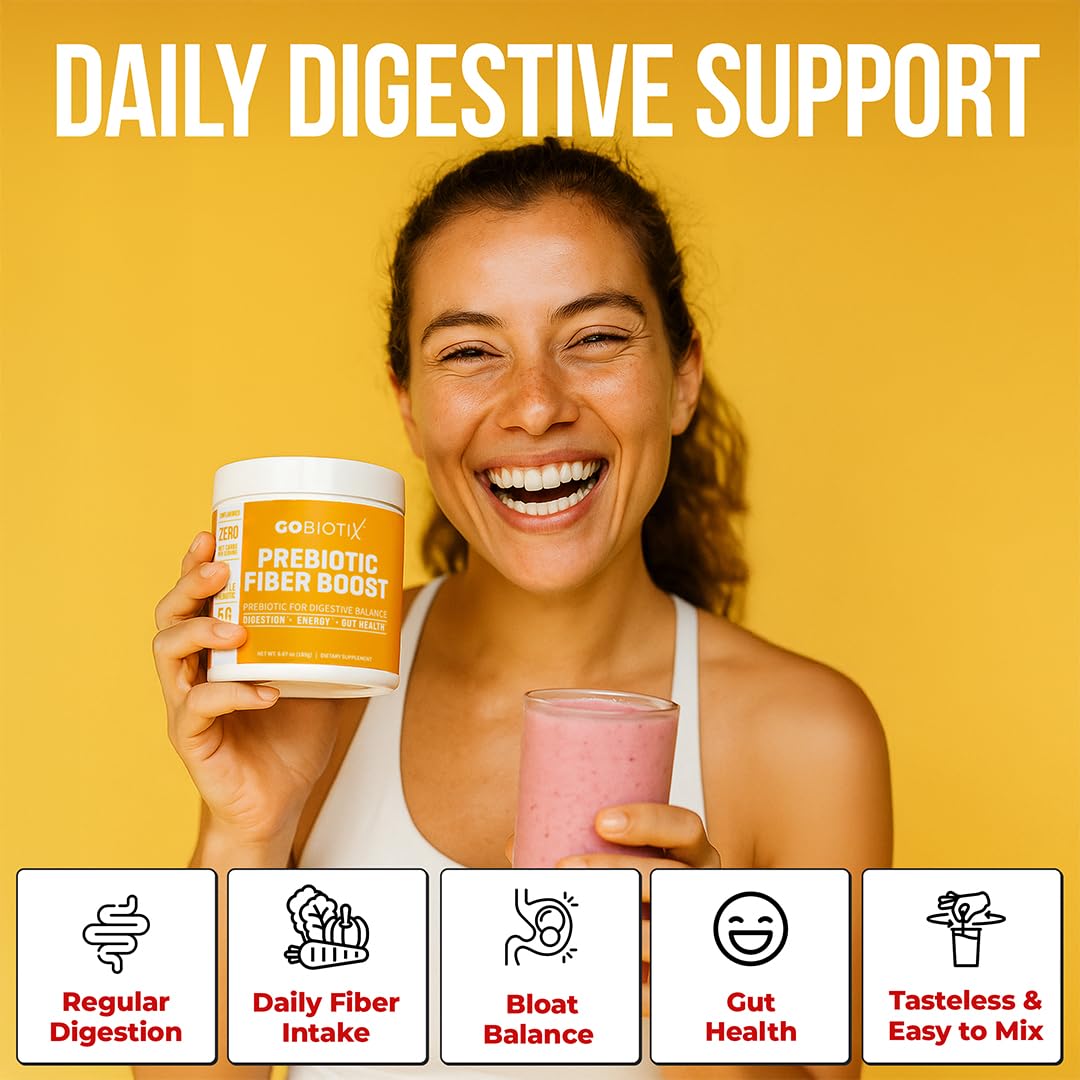 Unflavored fiber powder being poured into a glass