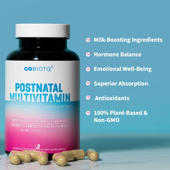 Organic herbs used in GOBIOTIX Postpartum Vitamins
