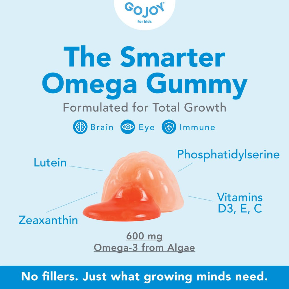 Close-up of GOJOY Kids Omega-3 DHA Gummies