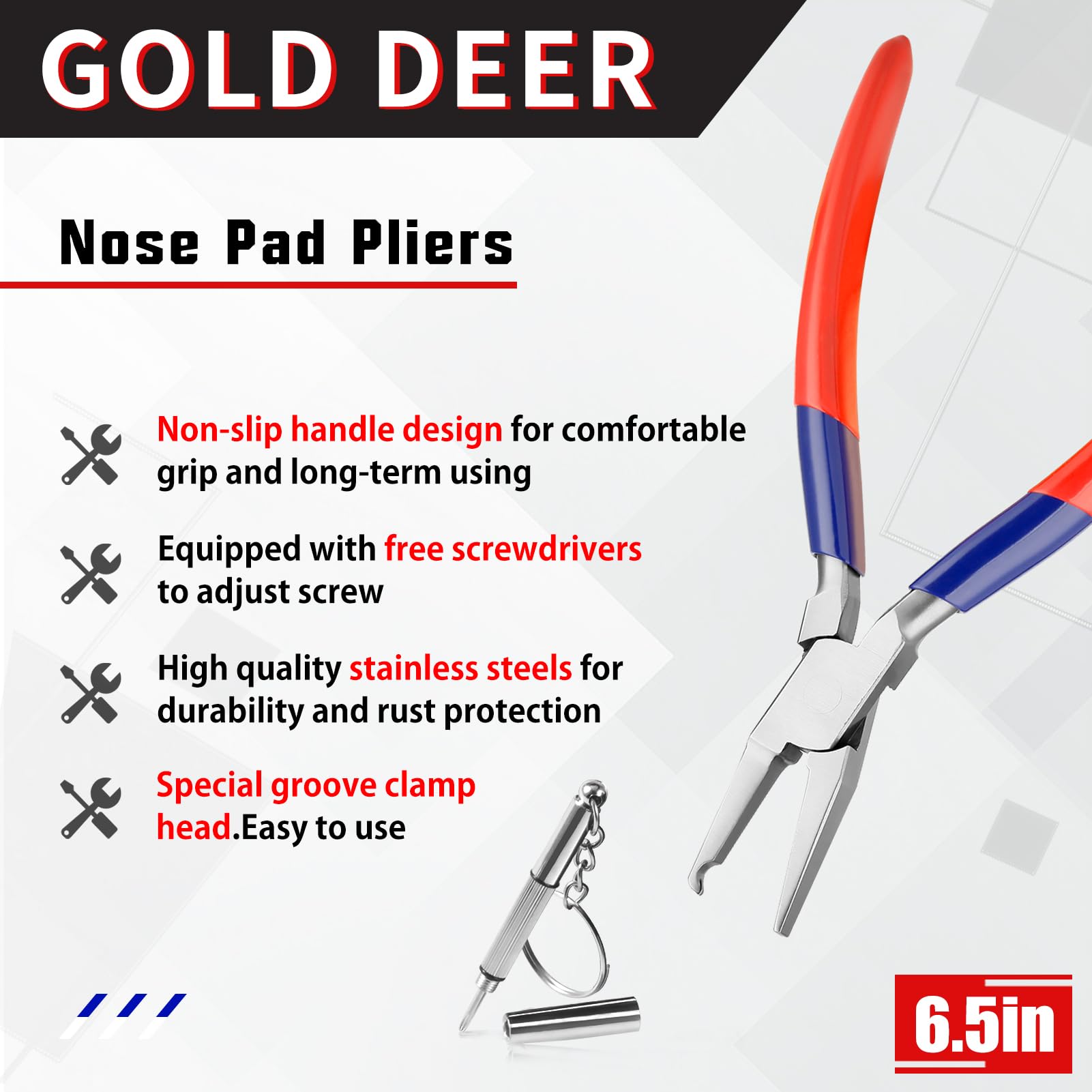 Limit screw to control jaw opening