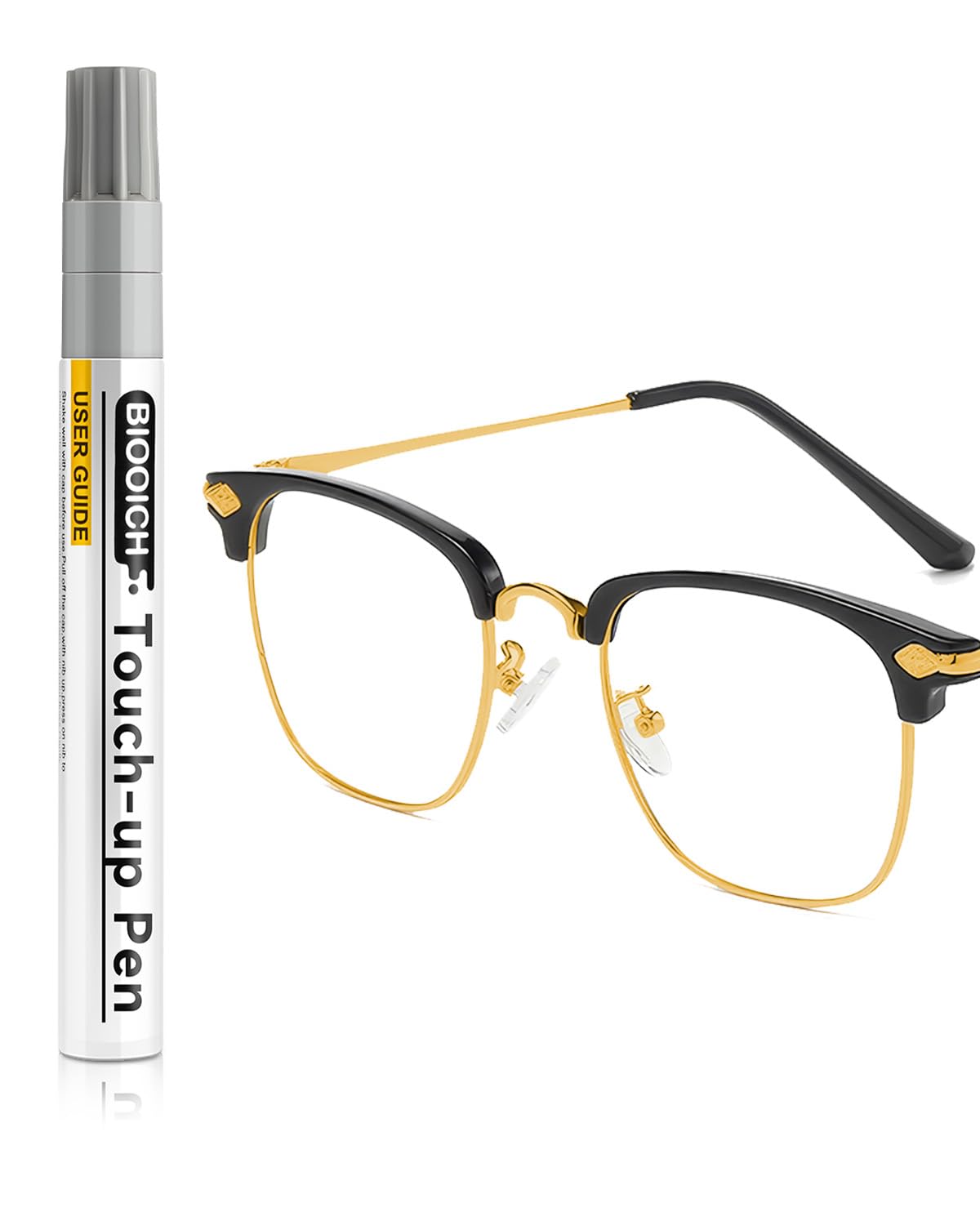 Hero image of the gold eyeglass frame touch-up pen