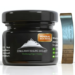 Gold-grade Himalayan Shilajit resin 500mg - pure and potent