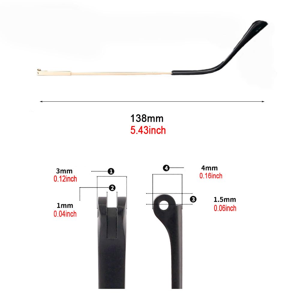 Packaging: 1 replacement arm and 1 3-in-1 screwdriver