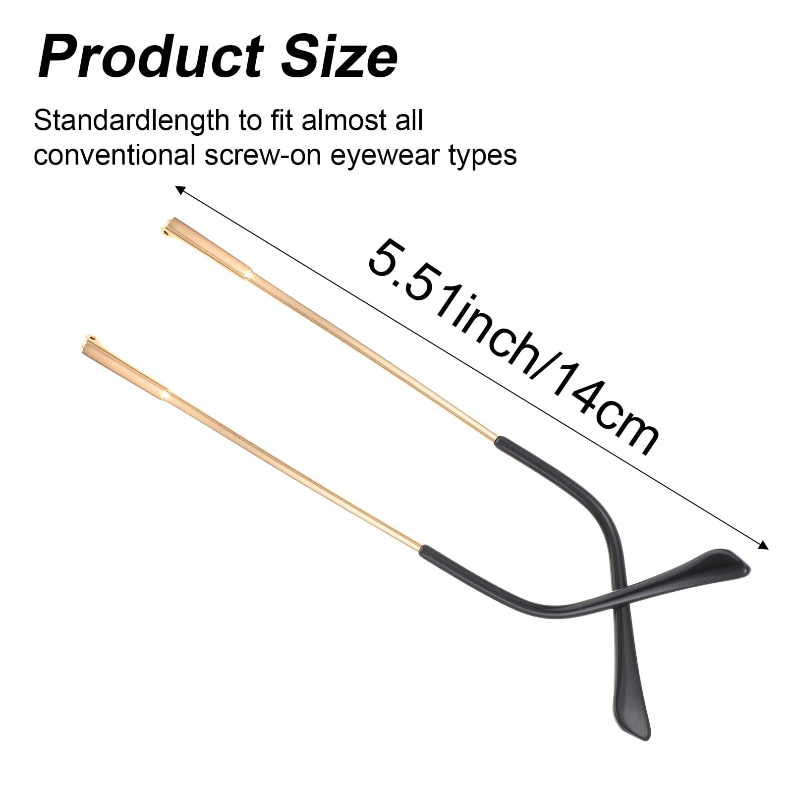 Kit contents: screws and washers for replacement arms