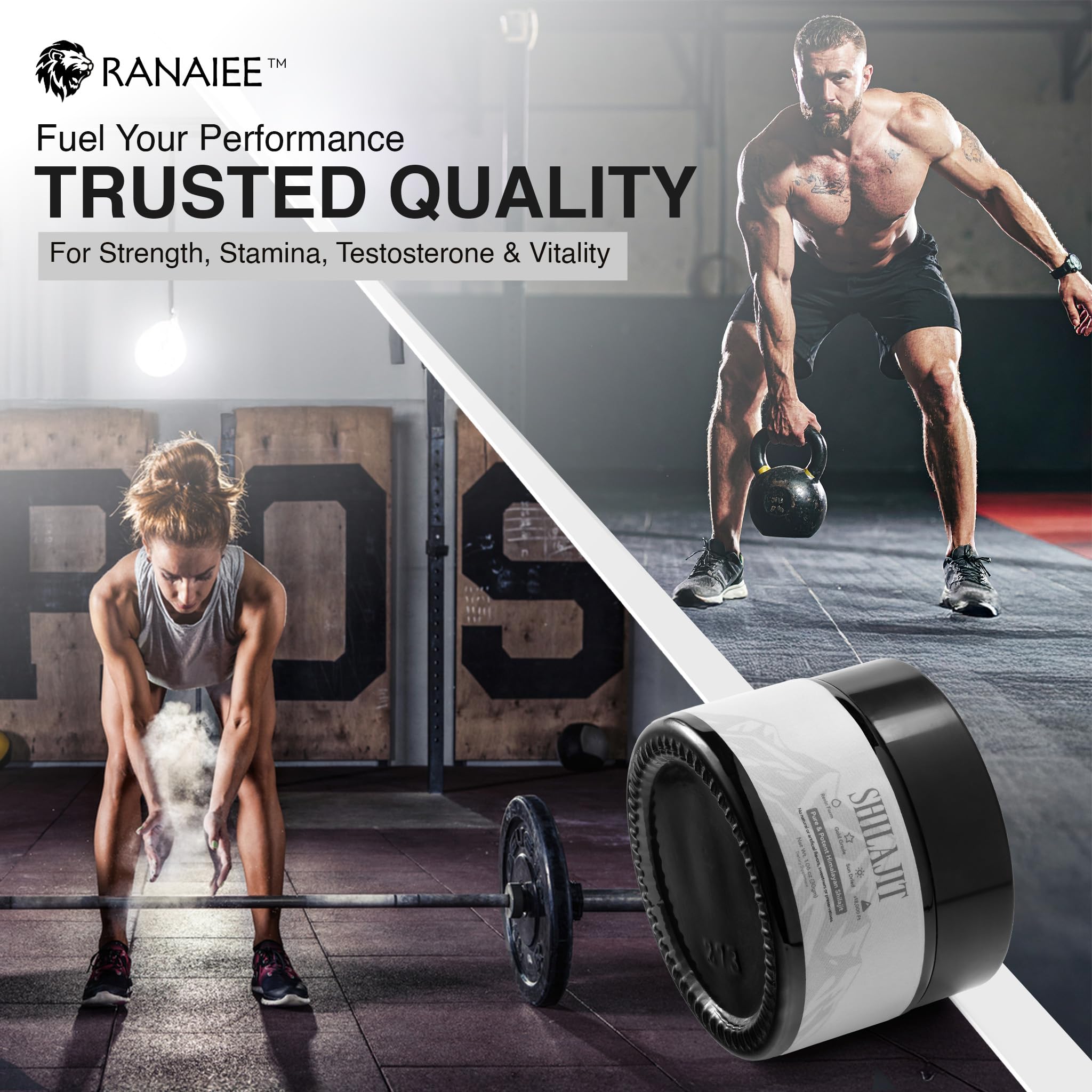 Shilajit resin dissolved in warm water